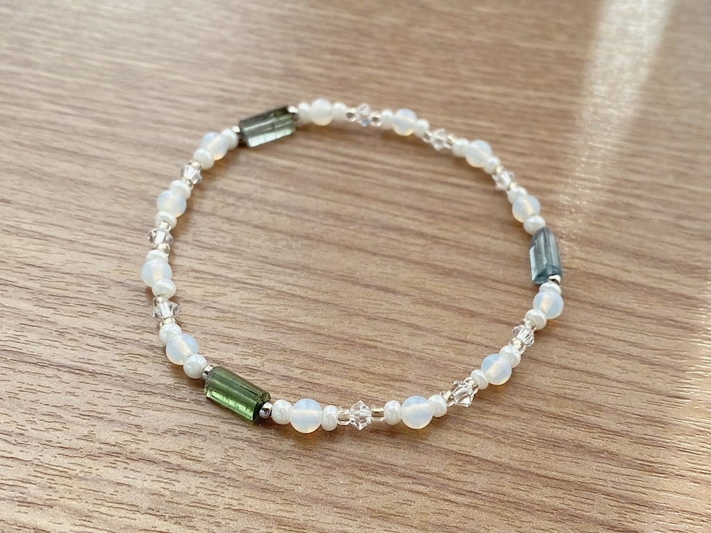 ブルーグリーン トルマリン ブレスレット