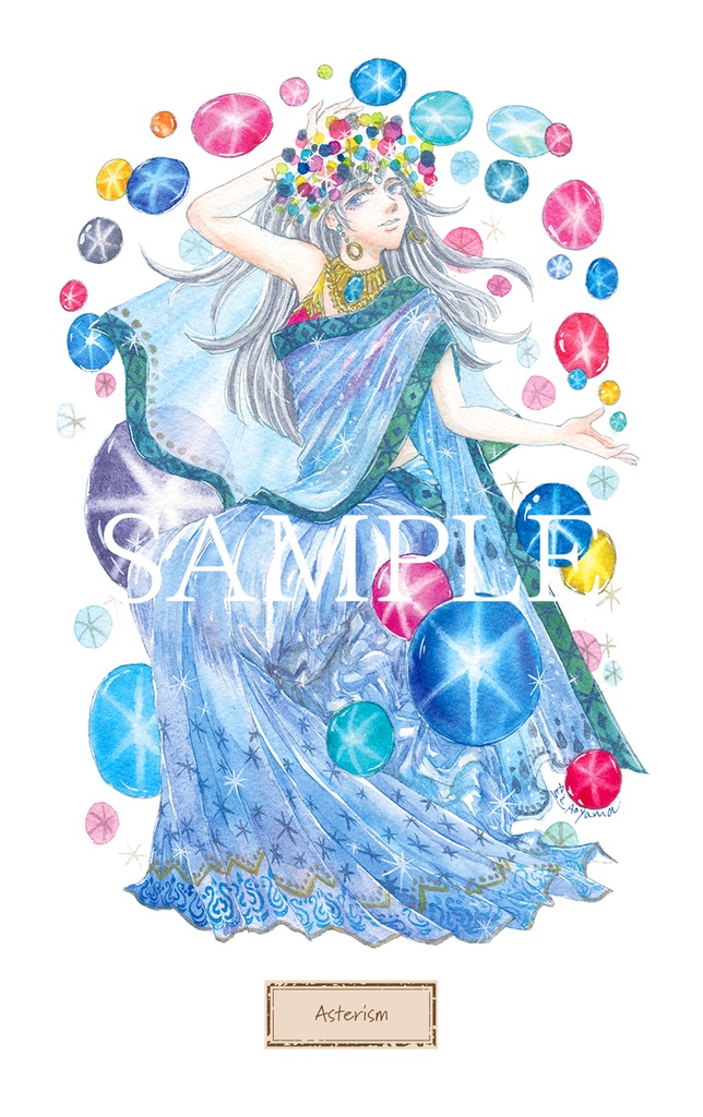 名刺サイズカード2枚セット(光学効果)