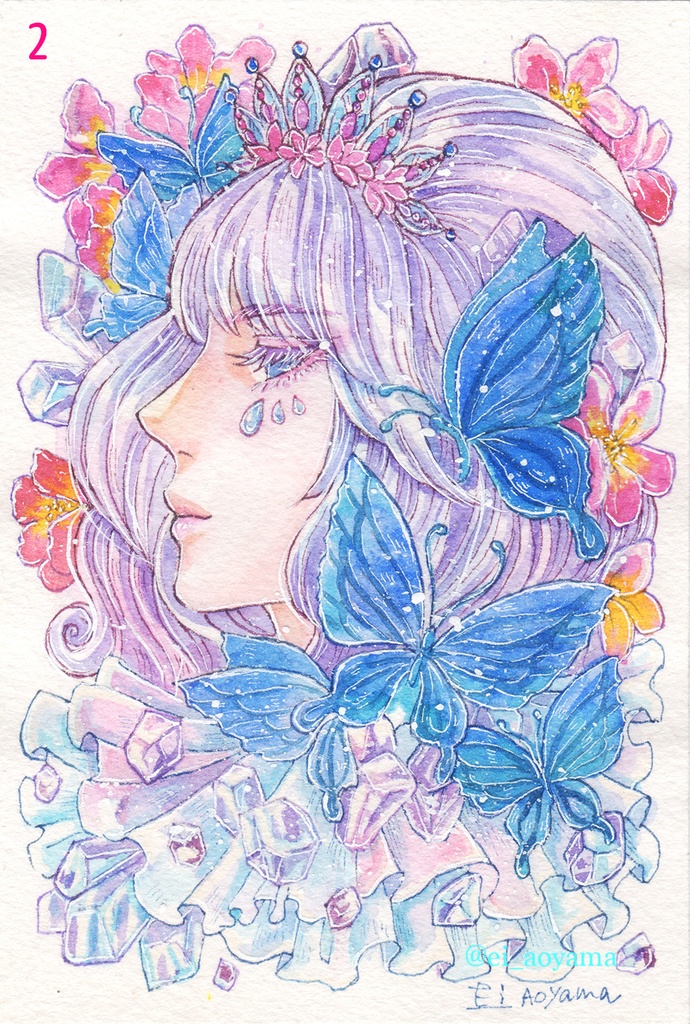 ドローイング(ハガキサイズ)