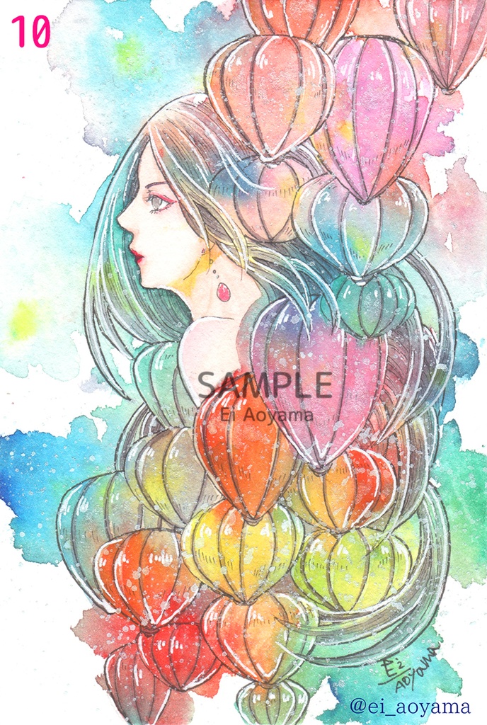 ドローイング(ハガキサイズ)