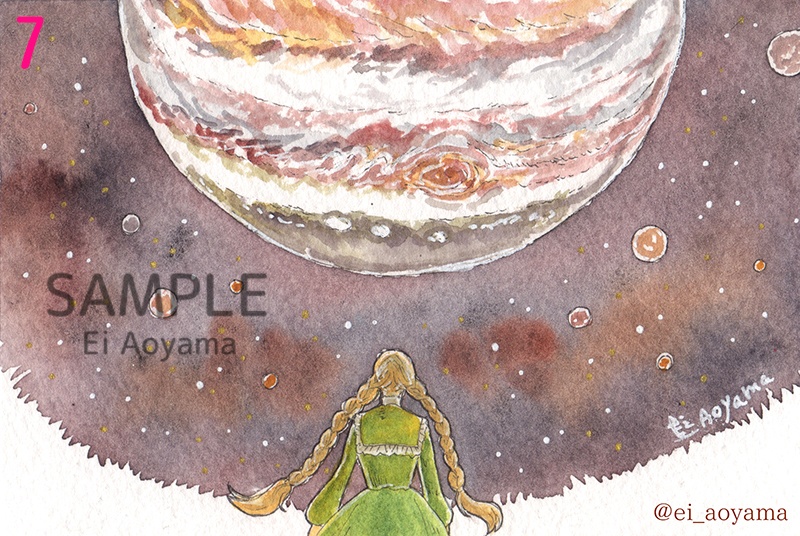 ドローイング(ハガキサイズ)