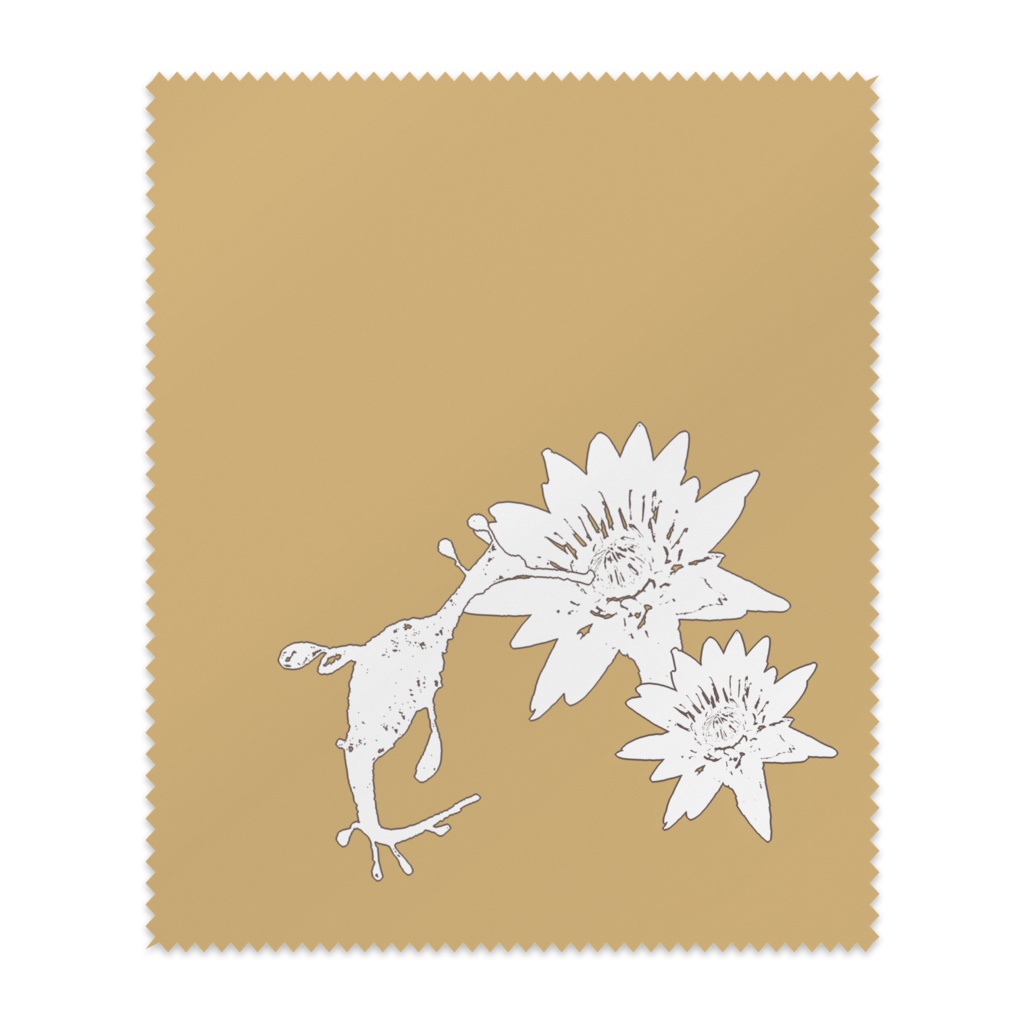 The kiss to a lovely flower.