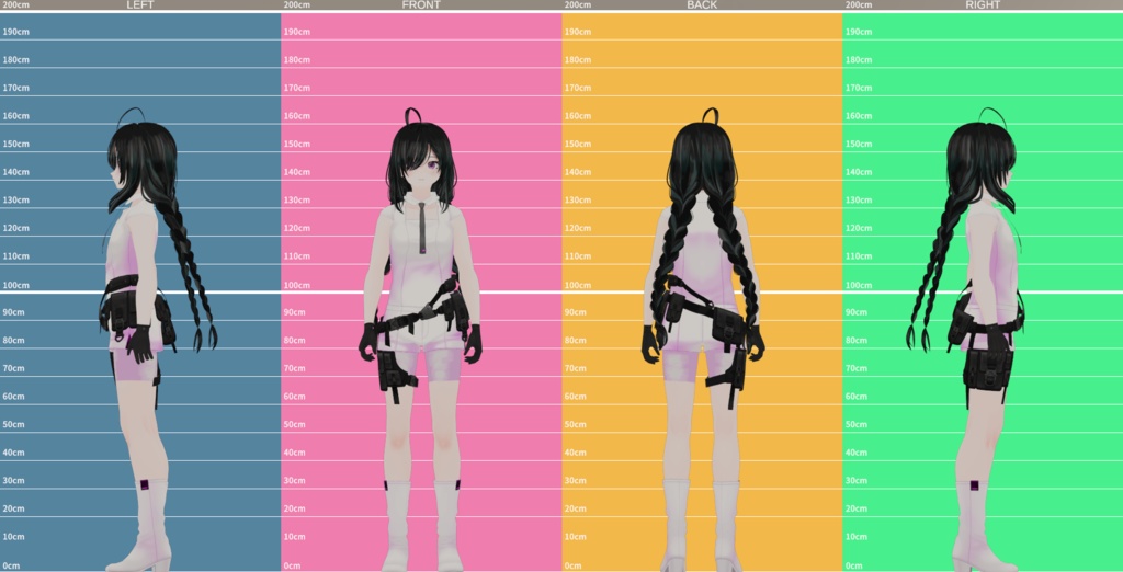 【VRChat対応 & VRM_model】8_Corpus-コーパス(女体/男体)