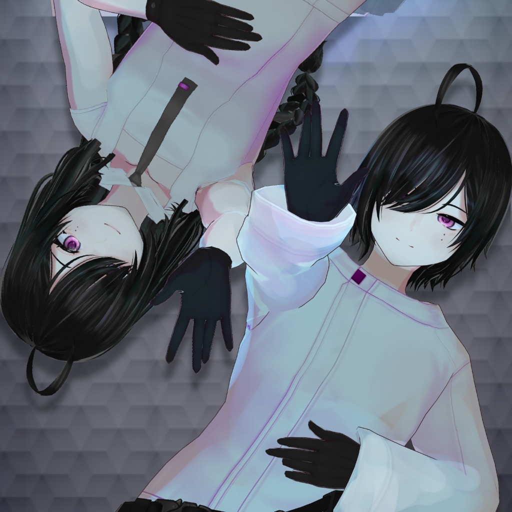 【VRChat対応 & VRM_model】8_Corpus-コーパス(女体/男体)