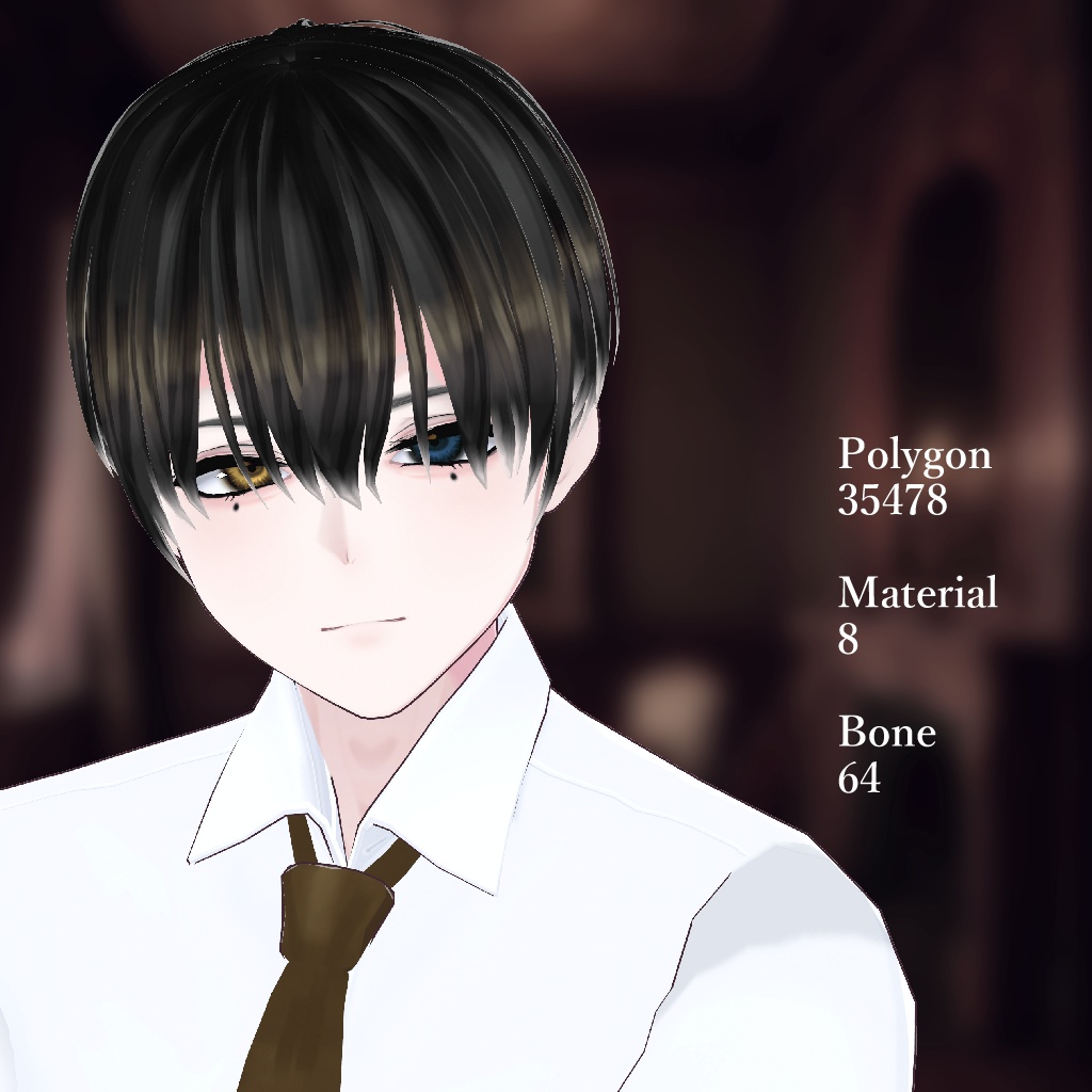 オリジナル3Dモデル「Lom」【VRChat】