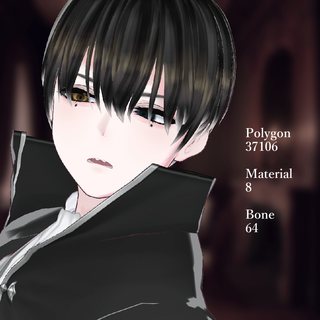 オリジナル3Dモデル「Lom」【VRChat】