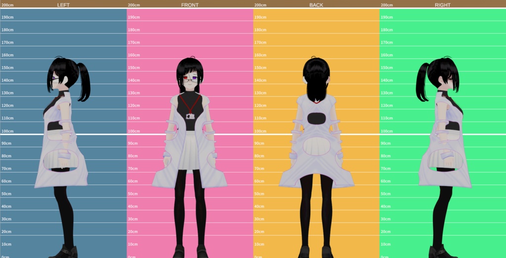 【VRChat対応】「NAMAE」-ナマエ-【オリジナル3Dモデル】