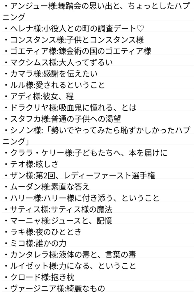 ユアマジェSS集「24人の王様と小役人」