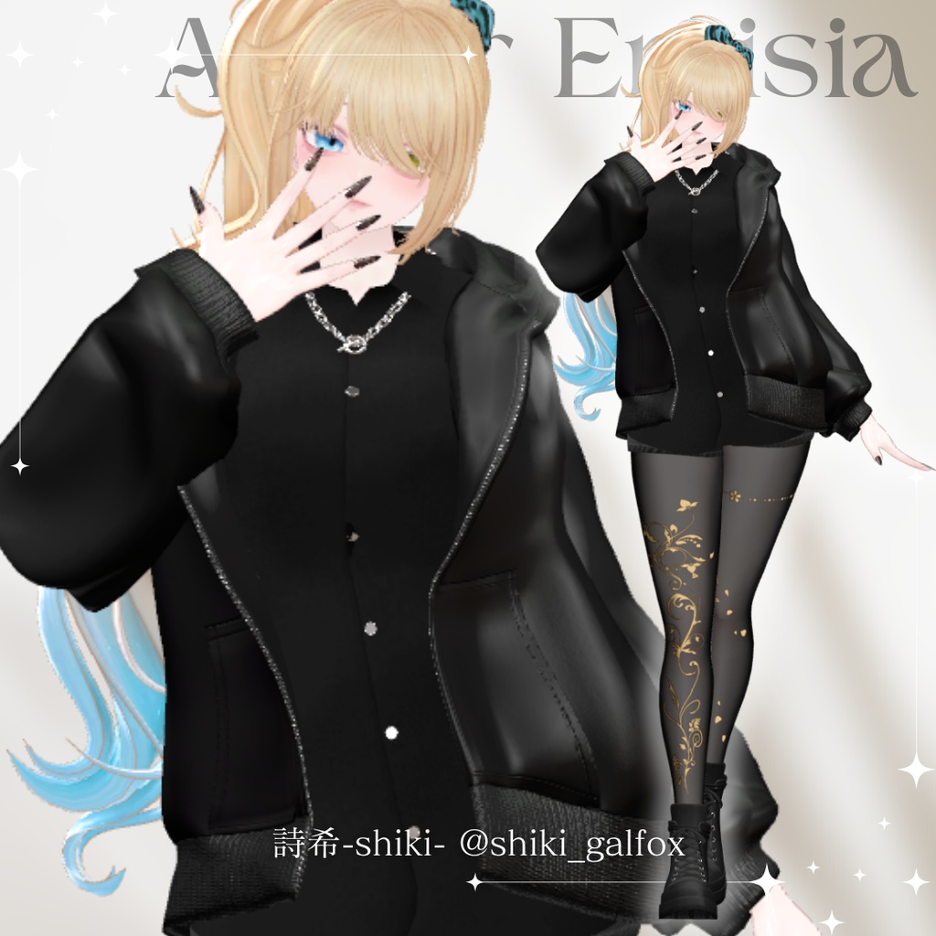 FREE/無料 PoseSet01 -5PoseSet- #AtelierEmisia