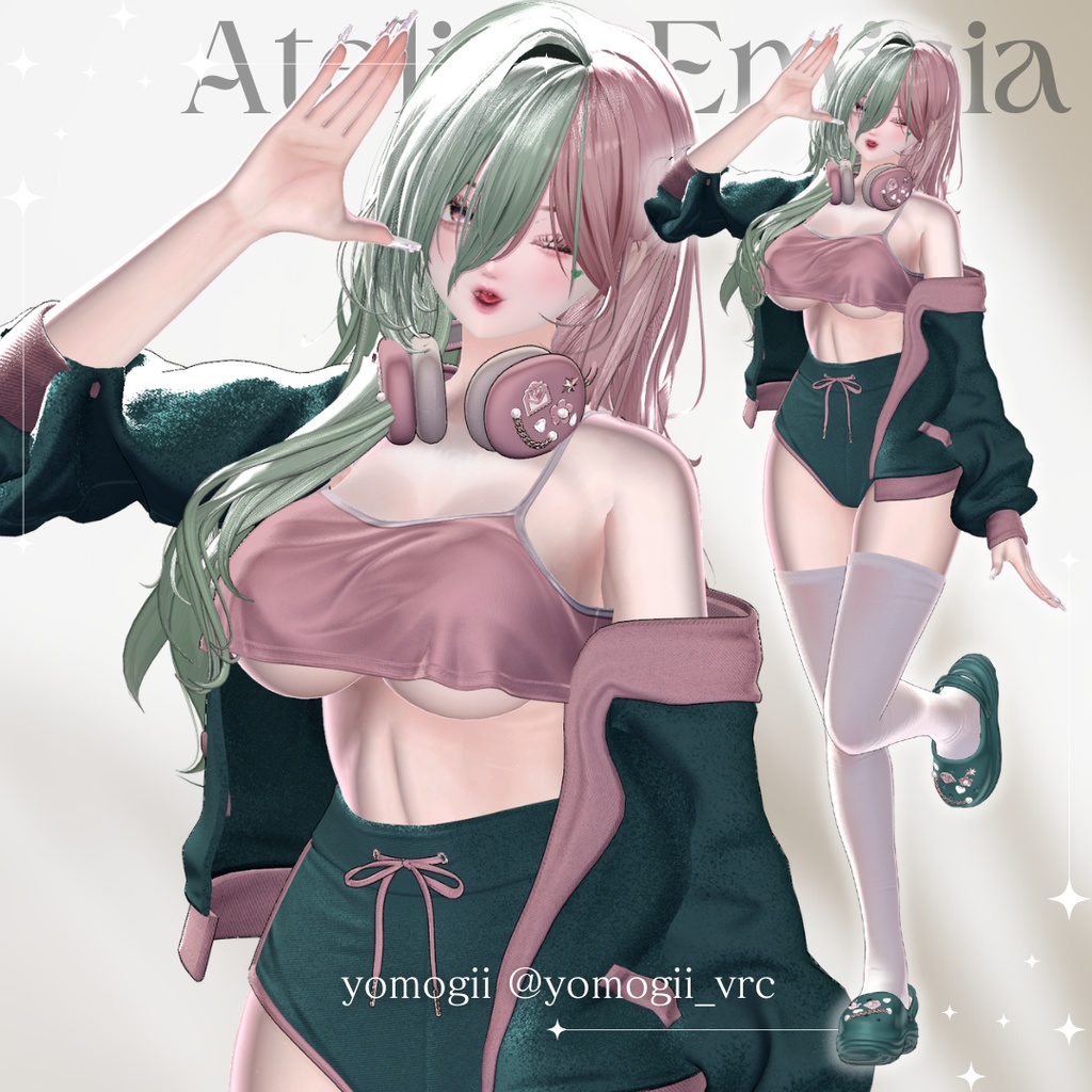 FREE/無料 PoseSet01 -5PoseSet- #AtelierEmisia