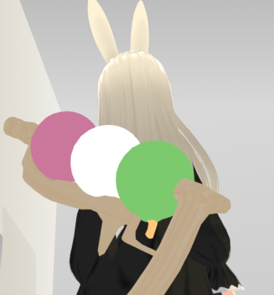 「三色団子銃」3dモデル小物 銃