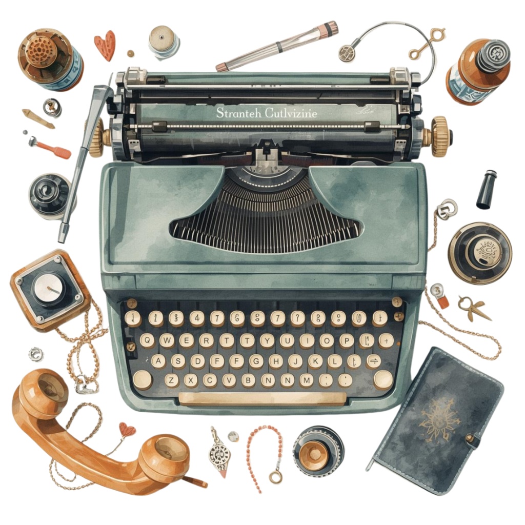 アンティーク文房具 クリップアート 12png