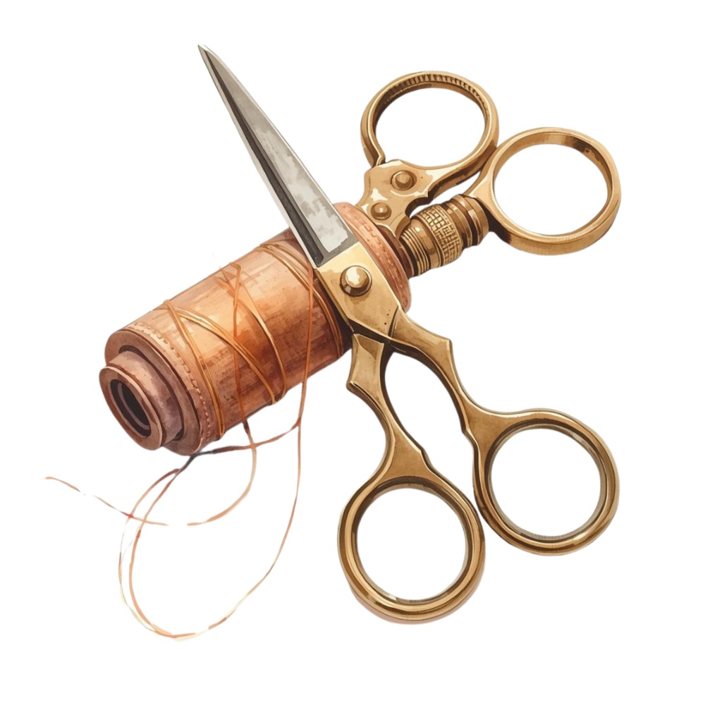 アンティーク文房具 クリップアート 12png