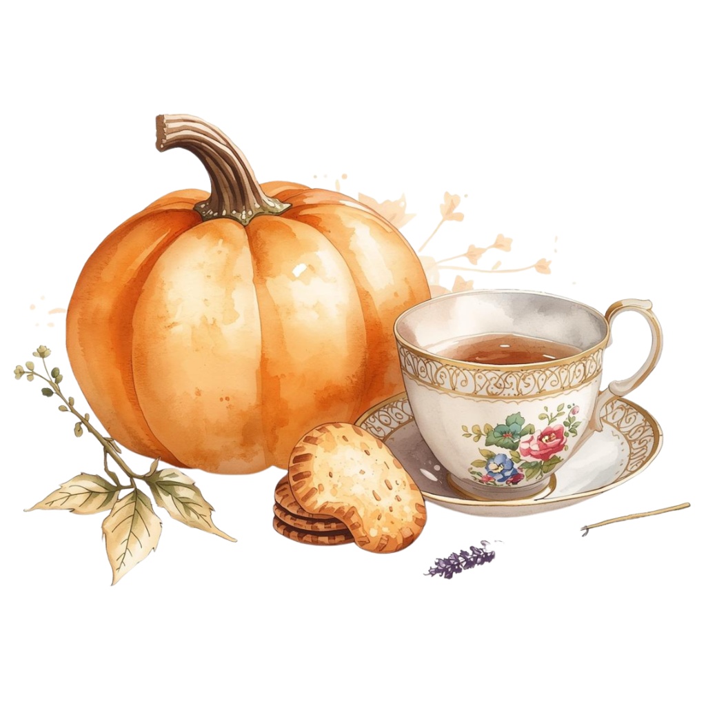 ほっこり秋の雑貨クリップアートセット 10png