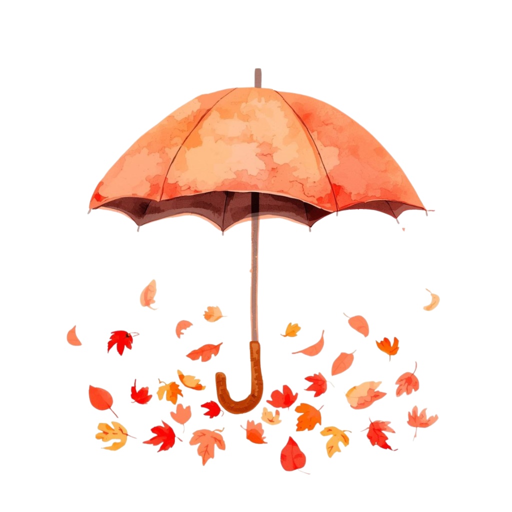 ほっこり秋の雑貨クリップアートセット 10png