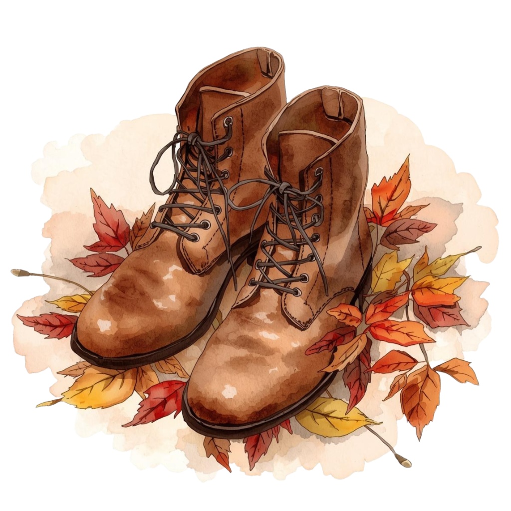 ほっこり秋の雑貨クリップアートセット 10png