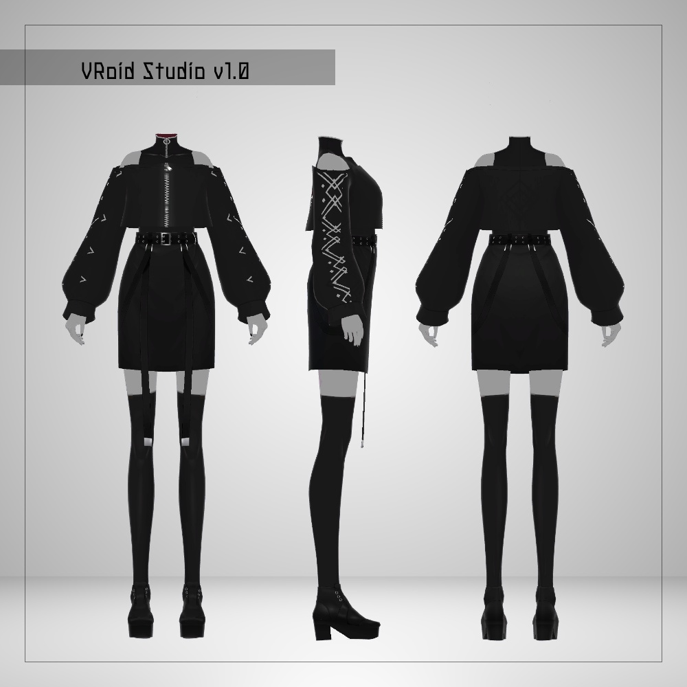 VRoid トライバル柄セット v1.2