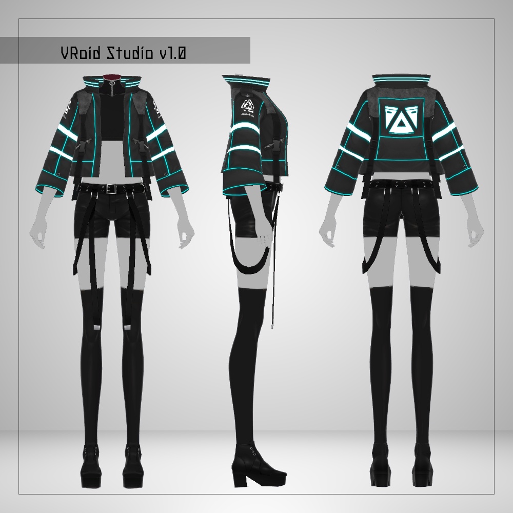 VRoid サイバーパンクジャケット v1.2