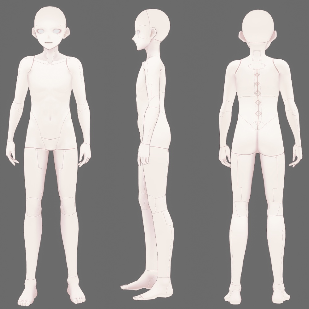 VRoid サイボーグボディ v1.2