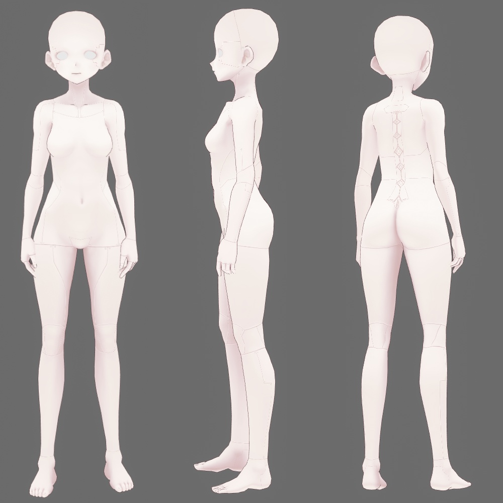 VRoid サイボーグボディ v1.2