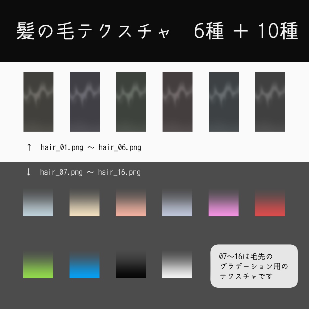 VRoid顔テクスチャセット v1.0
