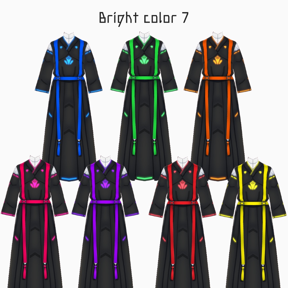 VRoid 和風サイバー衣装 v1.2