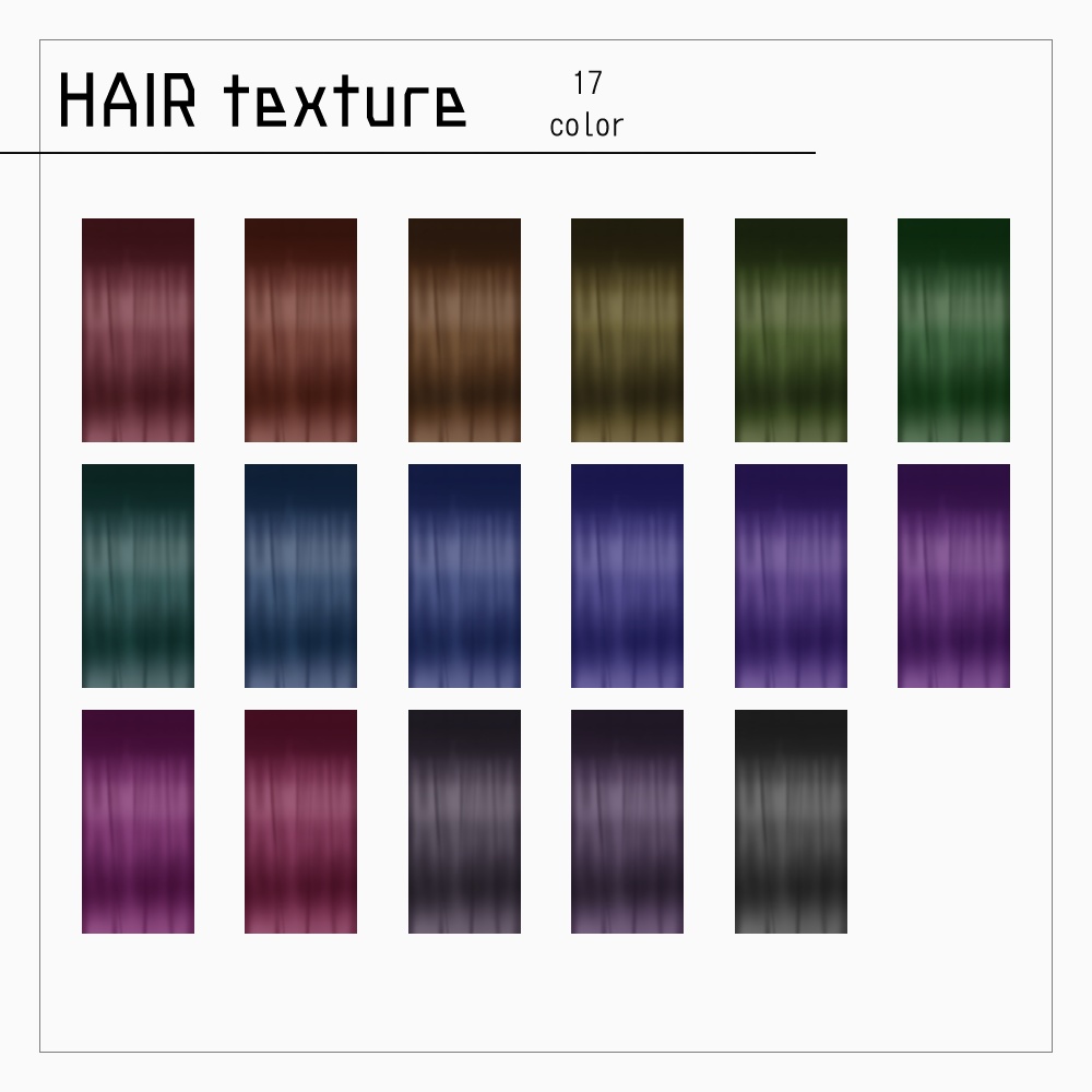 VRMモデル「紫黒」2024Ver v1.1