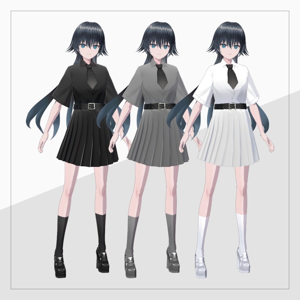 VRoid モノクロームセット v1.1