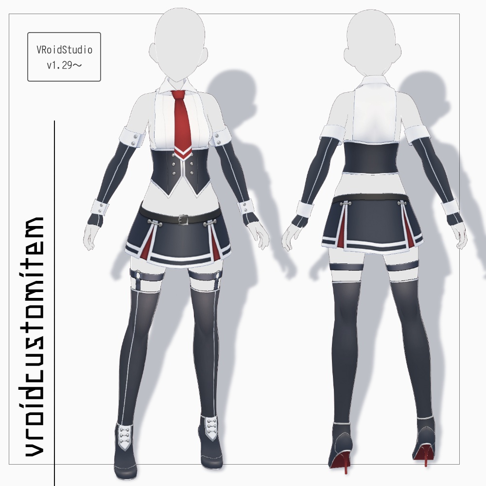 VRoid 海軍風衣装 v1.1