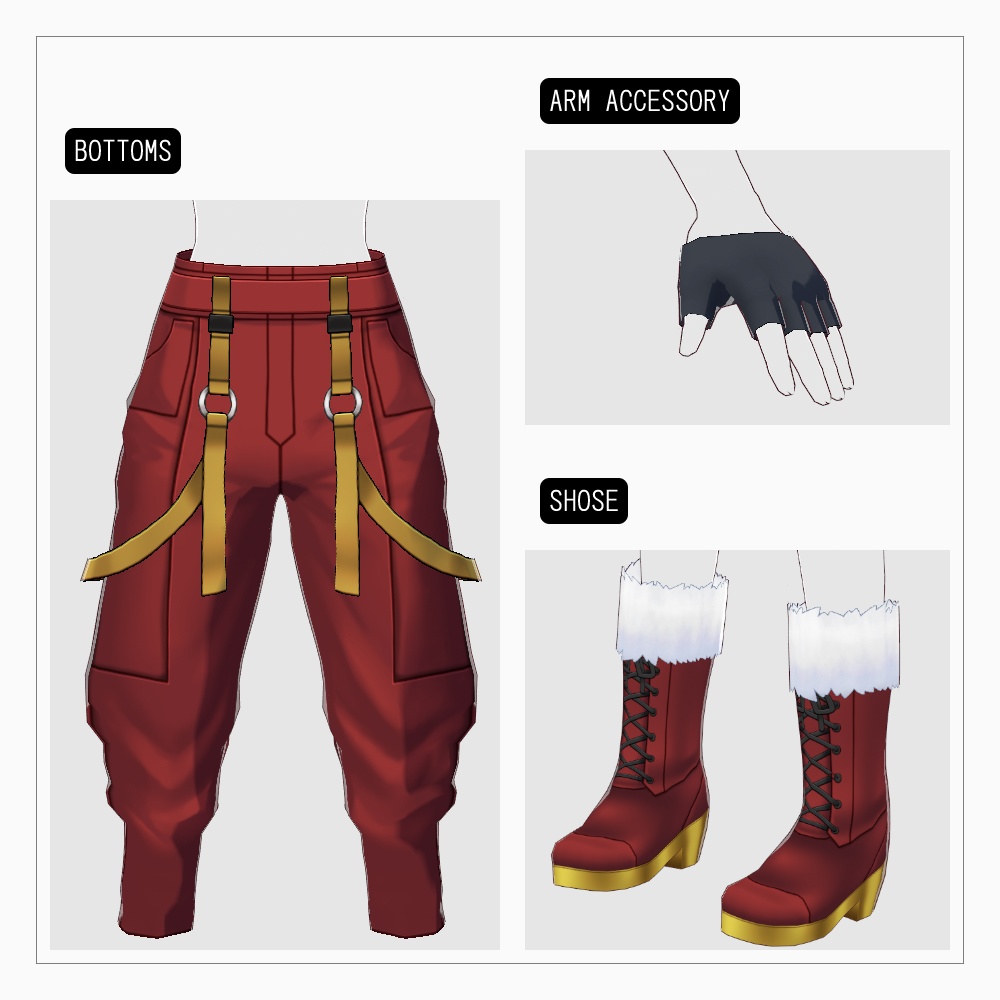 VRoid クリスマス衣装 v1.1