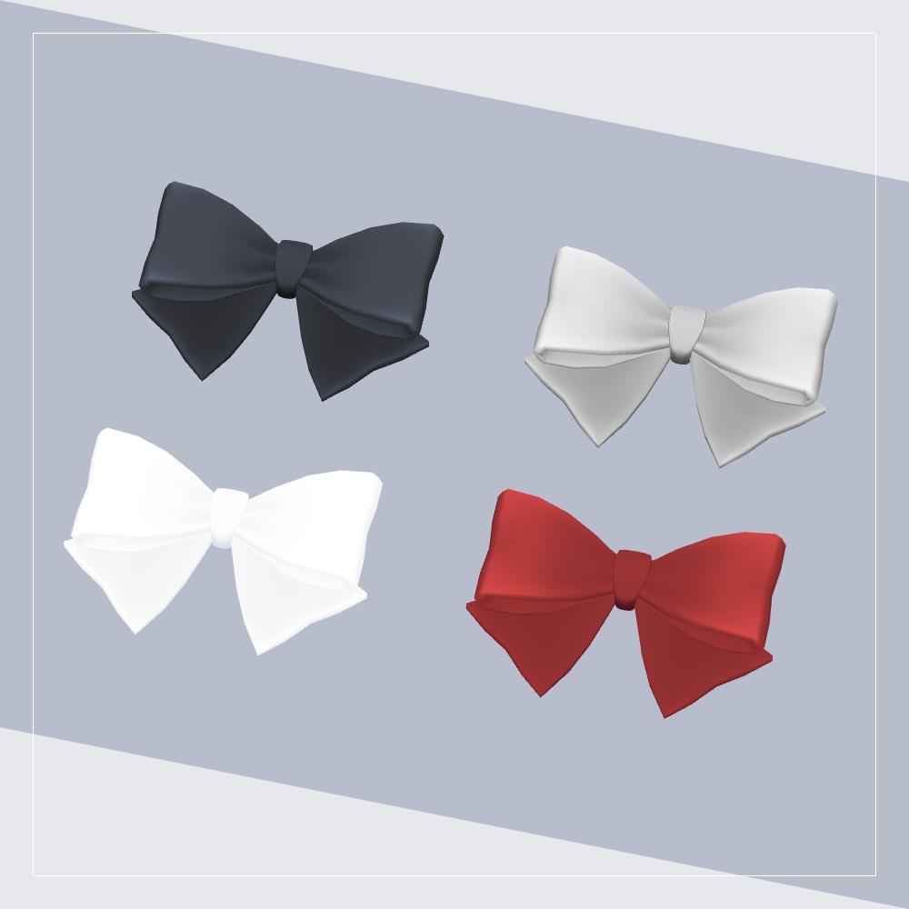 3Dアクセサリー リボン