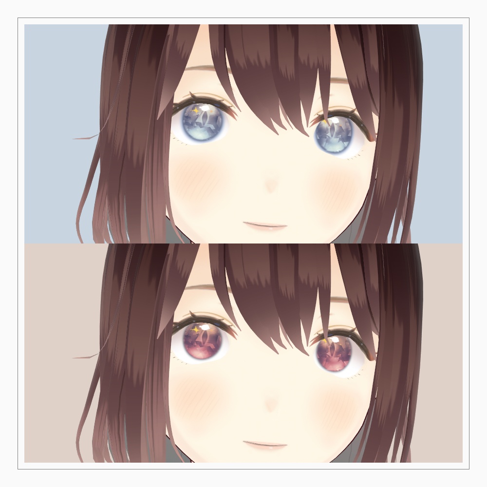 VRoid 瞳テクスチャ クリスタル