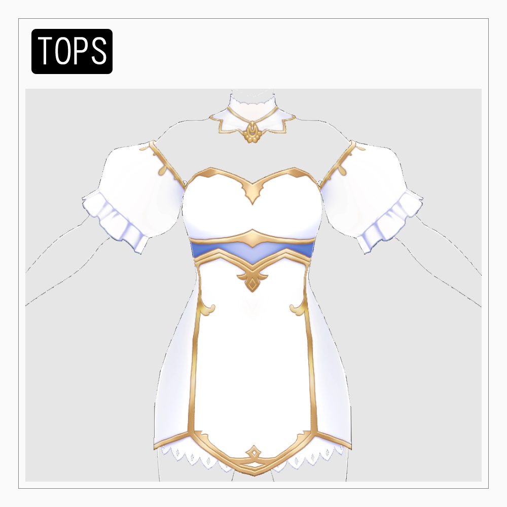 VRoid ファンタジードレス