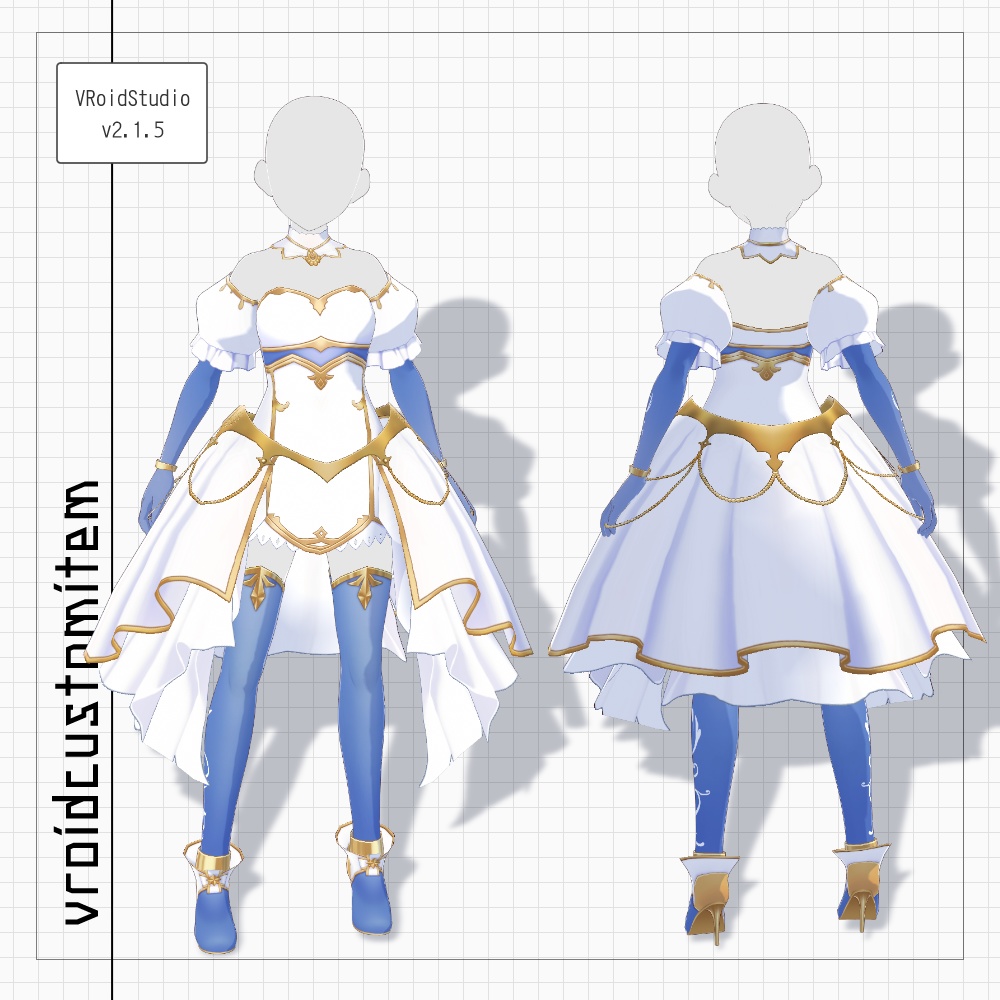 VRoid ファンタジードレス