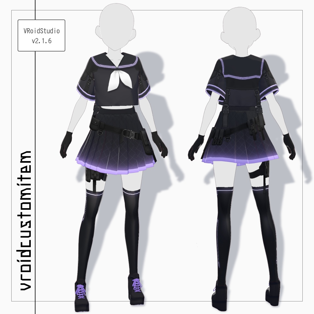 VRoid SFセーラー服