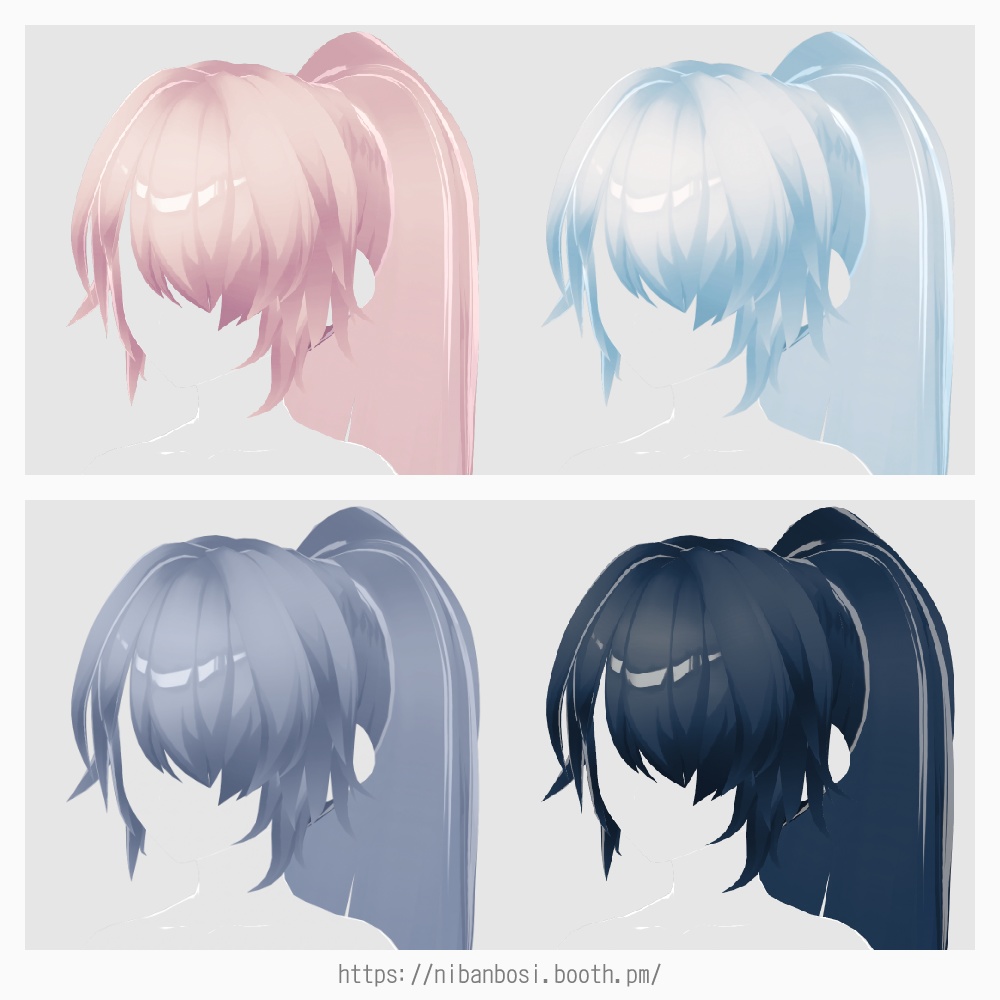 VRoid 髪型セット11