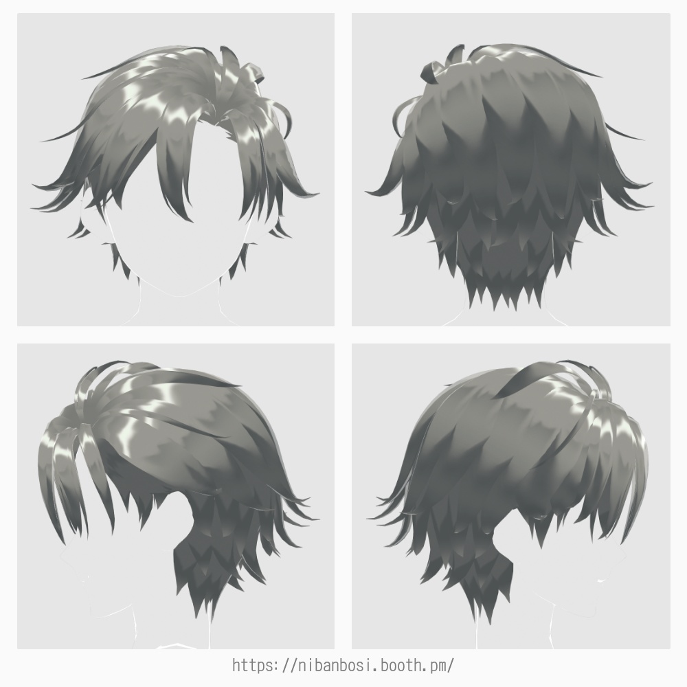 VRoid 髪型セット12