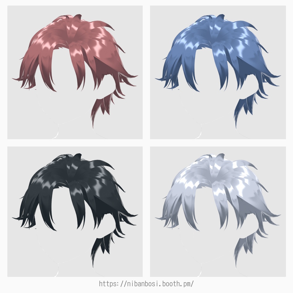 VRoid 髪型セット12