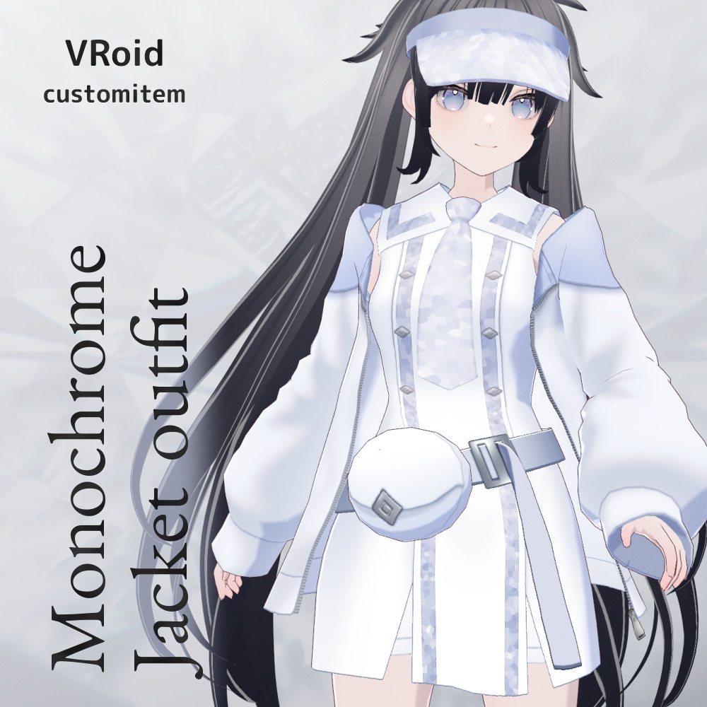 VRoid モノクロジャケットセット