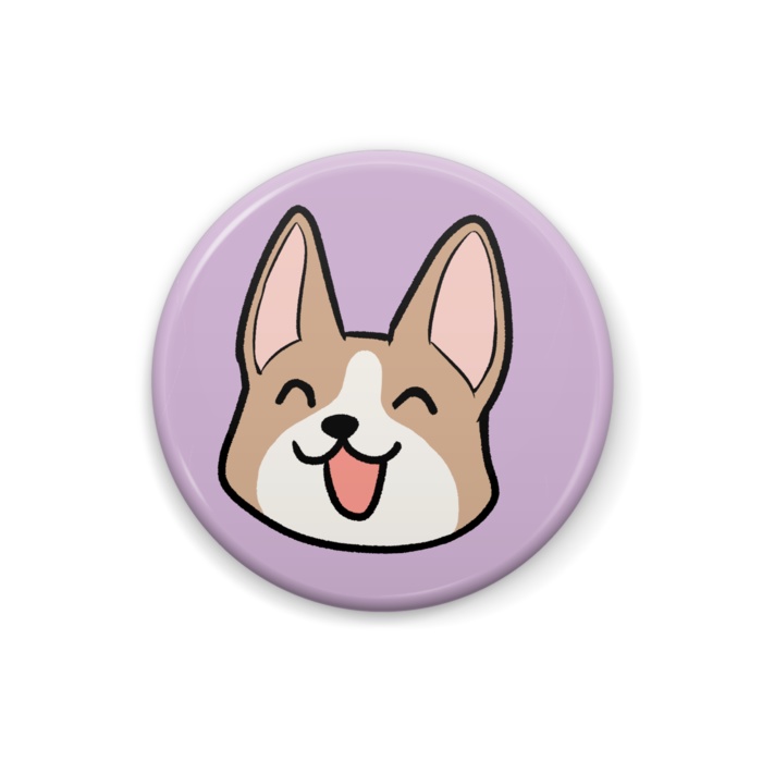 犬井マル🐾缶バッジ