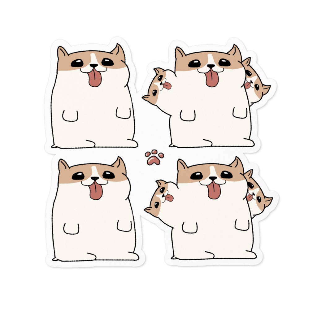 犬井マル🐾手書きステッカー