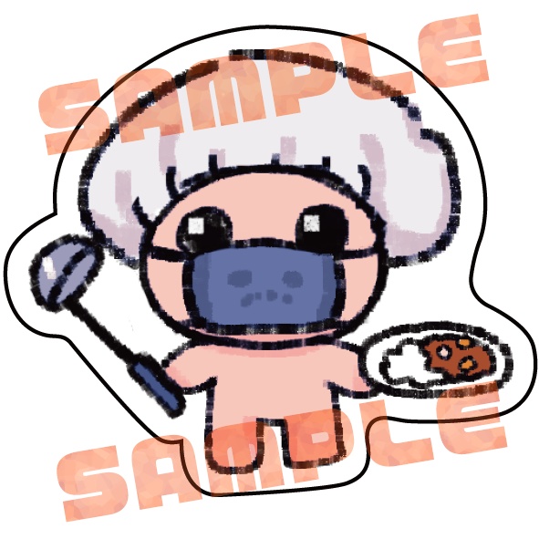 給食当番アイザック　シール