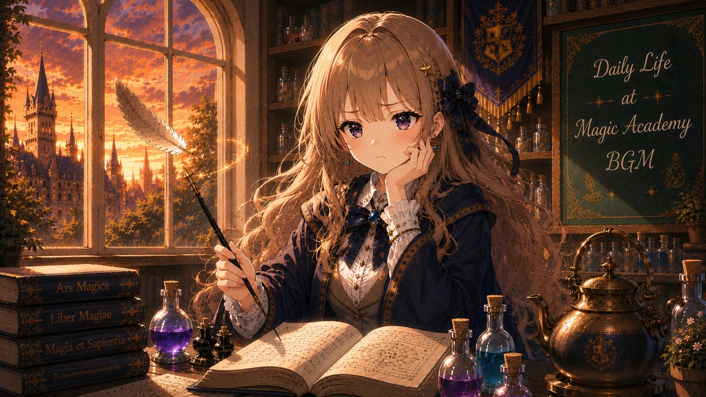 【7/11まで無料キャンペーン】魔法学校へようこそ|Daily Life at Magic Academy / Celtic × Future Bass【TRPG BGM・マーダーミステリー全20曲】