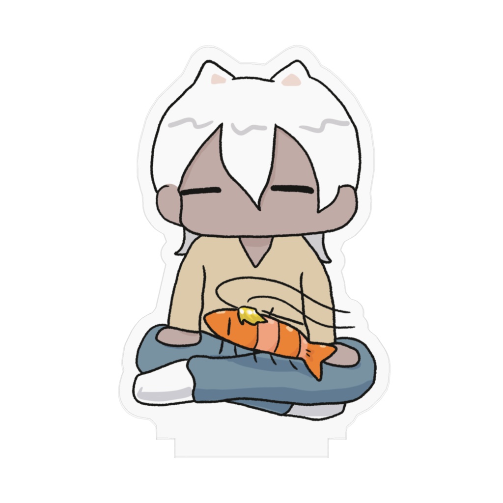 ヒムとえび えびをのせるアクリルフィギュア