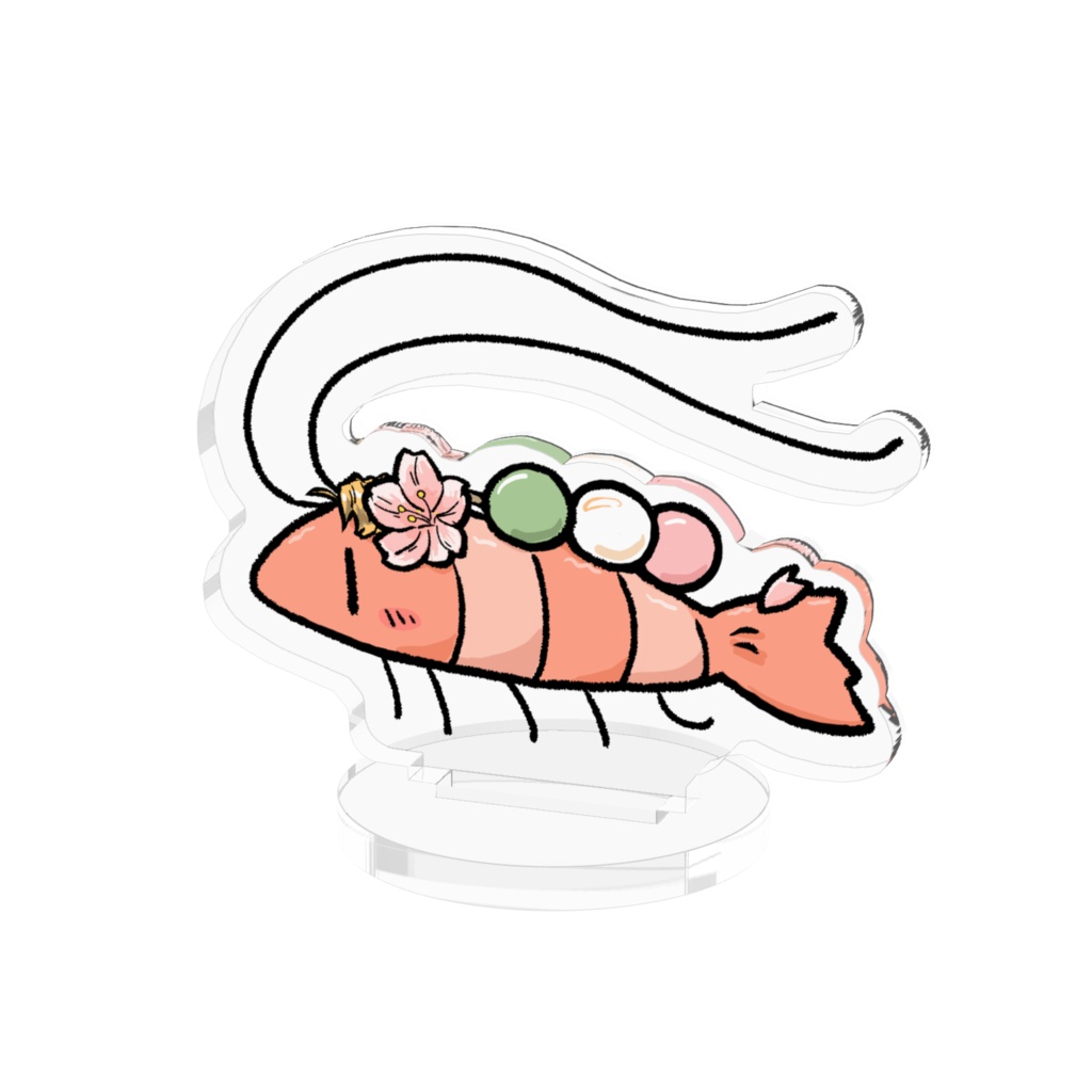 はるいろ桜えびさん　アクリルフィギュア