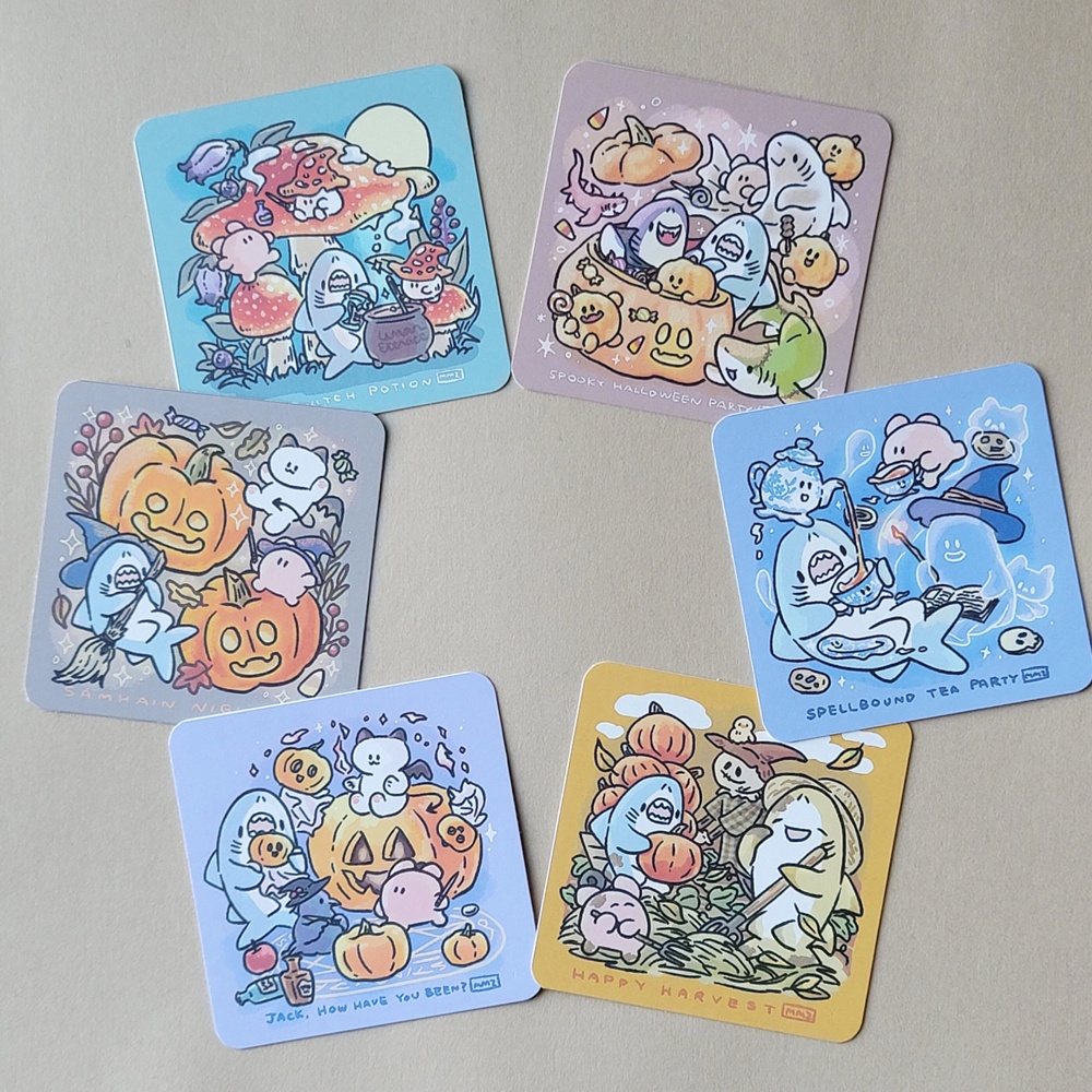 ハロウィンミニカードセット 8枚set