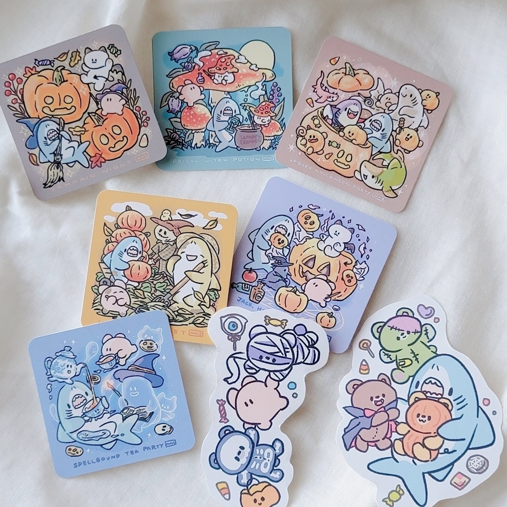 ハロウィンミニカードセット 8枚set