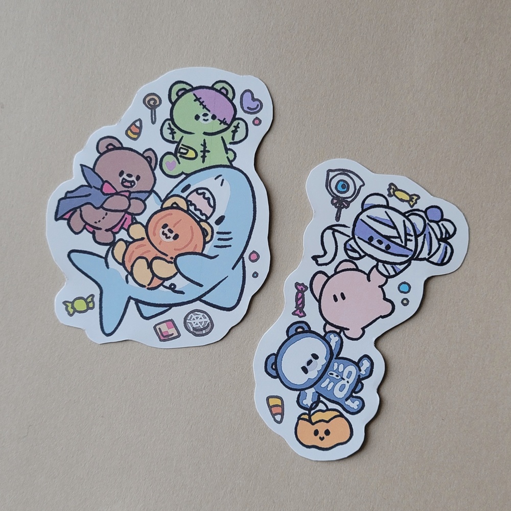 ハロウィンミニカードセット 8枚set