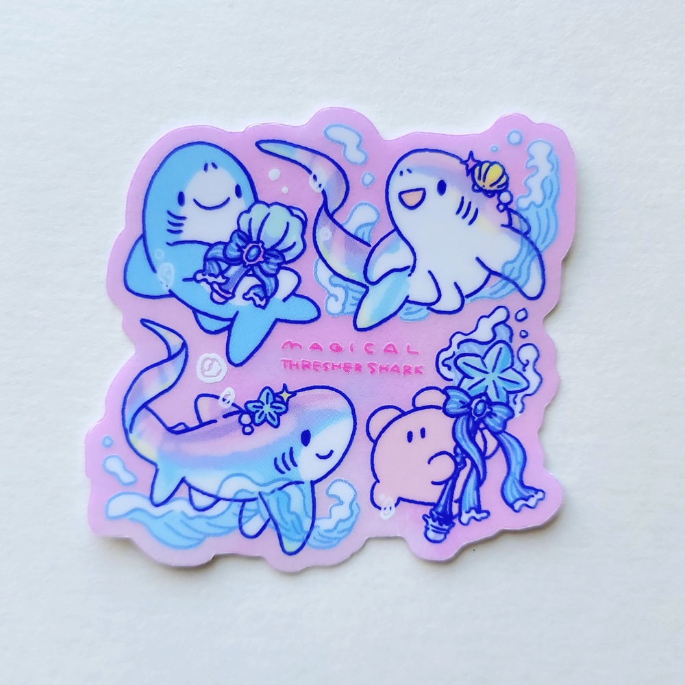 マジカルオナガザメ ステッカー