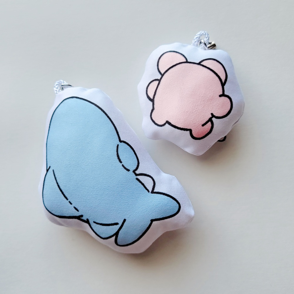 クッションストラップ(サメとメンダコのセット)